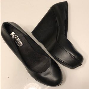 Size 9 Kork-ease Black Platform